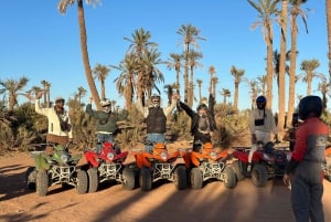 Marrakech: Quad excursion at the palm grove dunes with tea