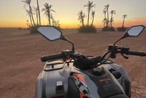 Marrakech: Excursão de quadriciclo a Palm Gove e ao deserto de Jbilets