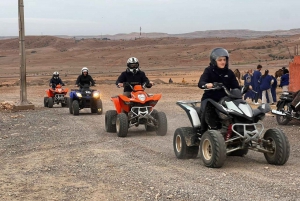 Marrakech: Excursão de quadriciclo a Palm Gove e ao deserto de Jbilets