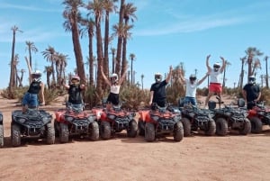 Marrakech: Escursione in quad a Palm Gove e nel deserto di Jbilets
