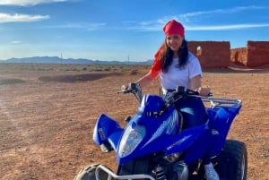 Marrakech: Passeio de quadriciclo nas dunas do Palmeraie com chá