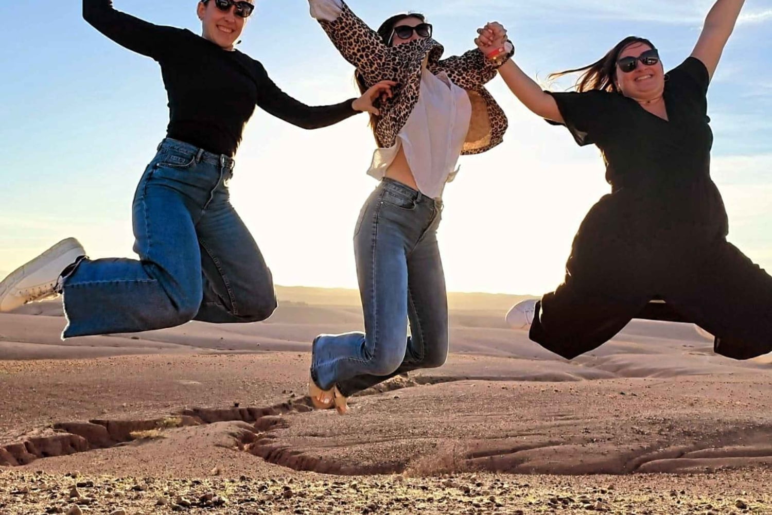 Марракеш: Квадроциклы и верблюды на закате и ужин с огненным шоу