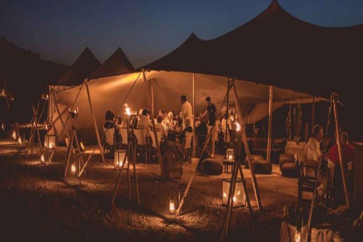 Марракеш: Квадроциклы и верблюды на закате и ужин с огненным шоу