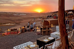 Марракеш: Квадроциклы и верблюды на закате и ужин с огненным шоу