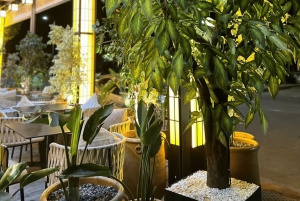 Marrakech: Middagsupplevelse på restaurang med upphämtning på hotellet