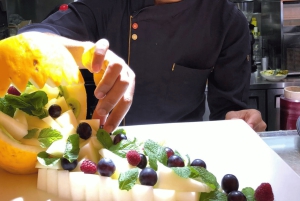 Marrakech: Middagsupplevelse på restaurang med upphämtning på hotellet