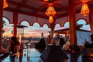 Marrakech: Rooftop Dinner with Koutoubia View