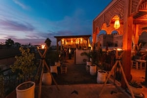 Marrakech: Rooftop Dinner with Koutoubia View