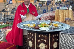 Marrakech: Royal Breakfast with Hot Air Balloons View
