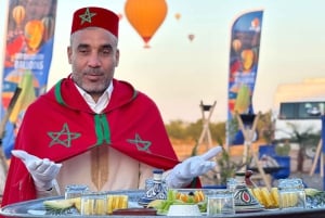 Marrakech: Royal Breakfast with Hot Air Balloons View