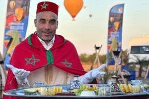 Marrakech: Royal Breakfast with Hot Air Balloons View