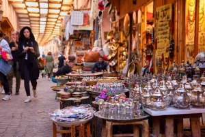 Marrakech - en shoppingtur Medina Souks, dolda marknader och shoppingtur