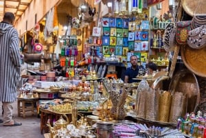 Marrakech - en shoppingtur Medina Souks, dolda marknader och shoppingtur