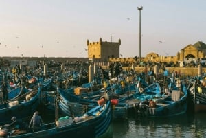 マラケシュ発：エッサウィラの海岸とメディナへの日帰りツアー（少人数制）