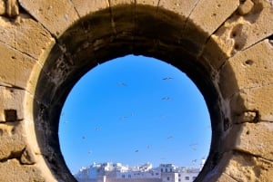 マラケシュ発：エッサウィラの海岸とメディナへの日帰りツアー（少人数制）