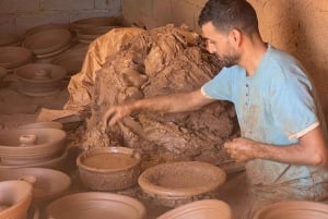 Marrakech: un día en la naturaleza con cerámica, paseo y piscina