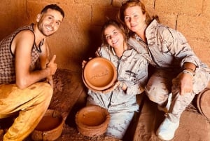 Marrakech: un día en la naturaleza con cerámica, paseo y piscina