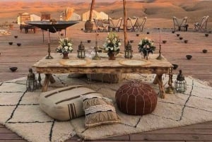 Марракеш: закат, катание на верблюде и роскошный ужин с огненным шоу