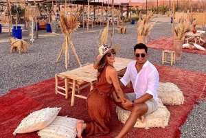 From Marrakech: agafay desert, Dinner Show with sunset