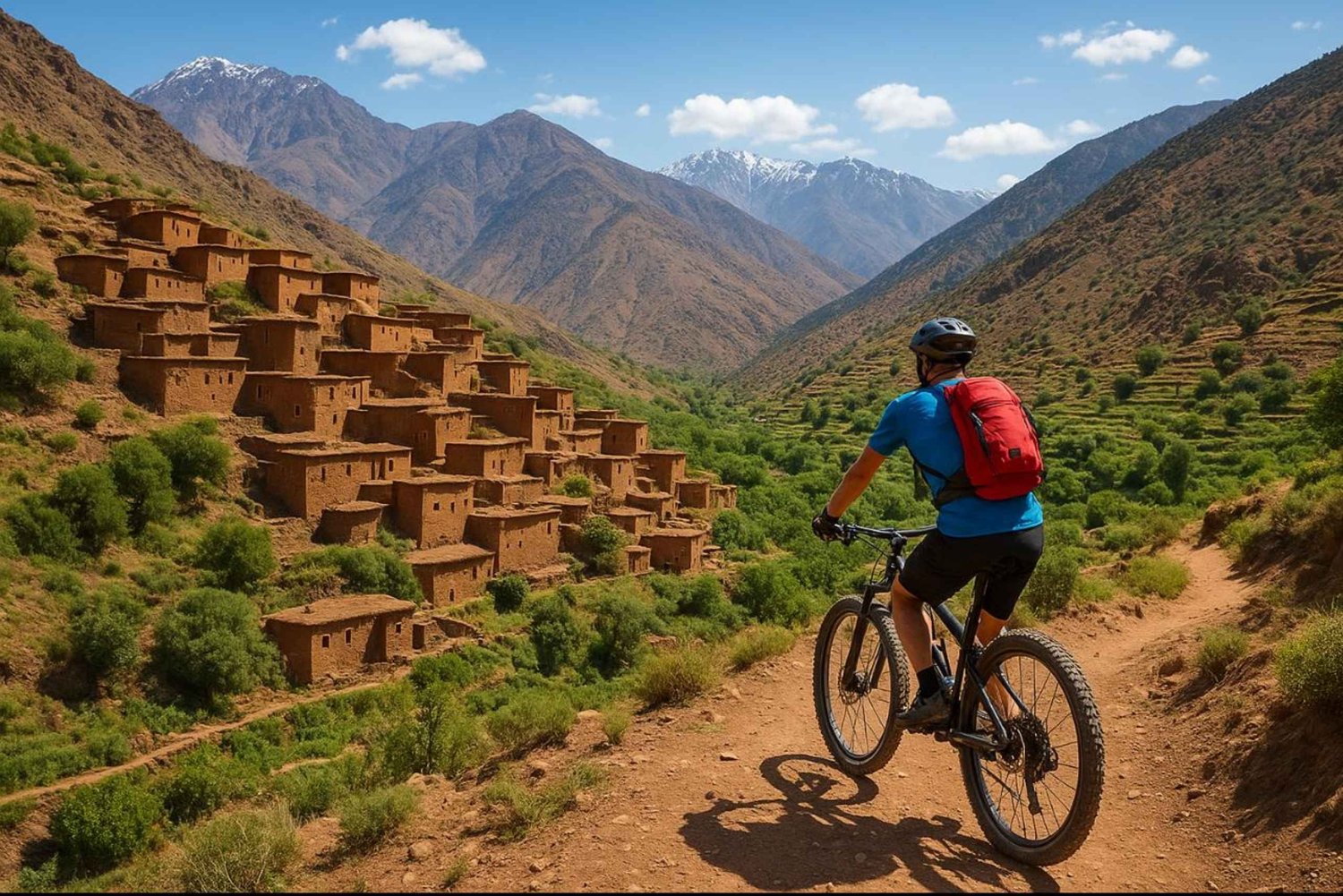 Agafay-Wüste, Kamelritt, marokkanisches Abendessen und Feuershow