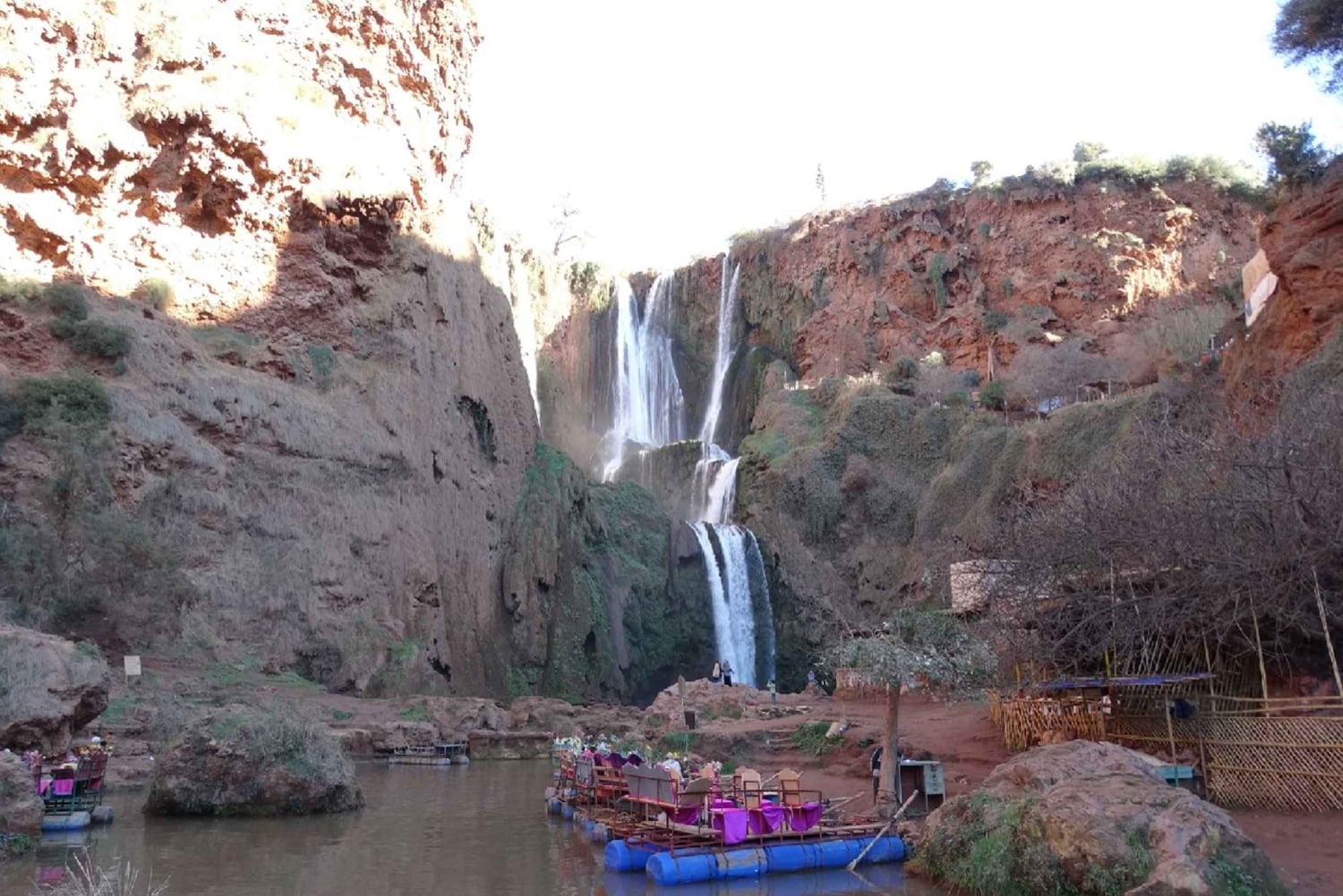 Marrakech till Ouzoud vattenfall dagstur - Guide & båttur