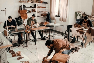 Marrakech: Tour of a Moroccan Leather Workshop (by Germans)