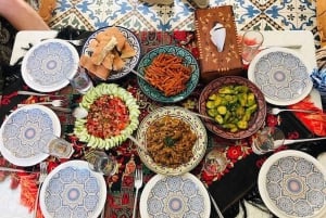 Aula de culinária tradicional marroquina e visita ao mercado