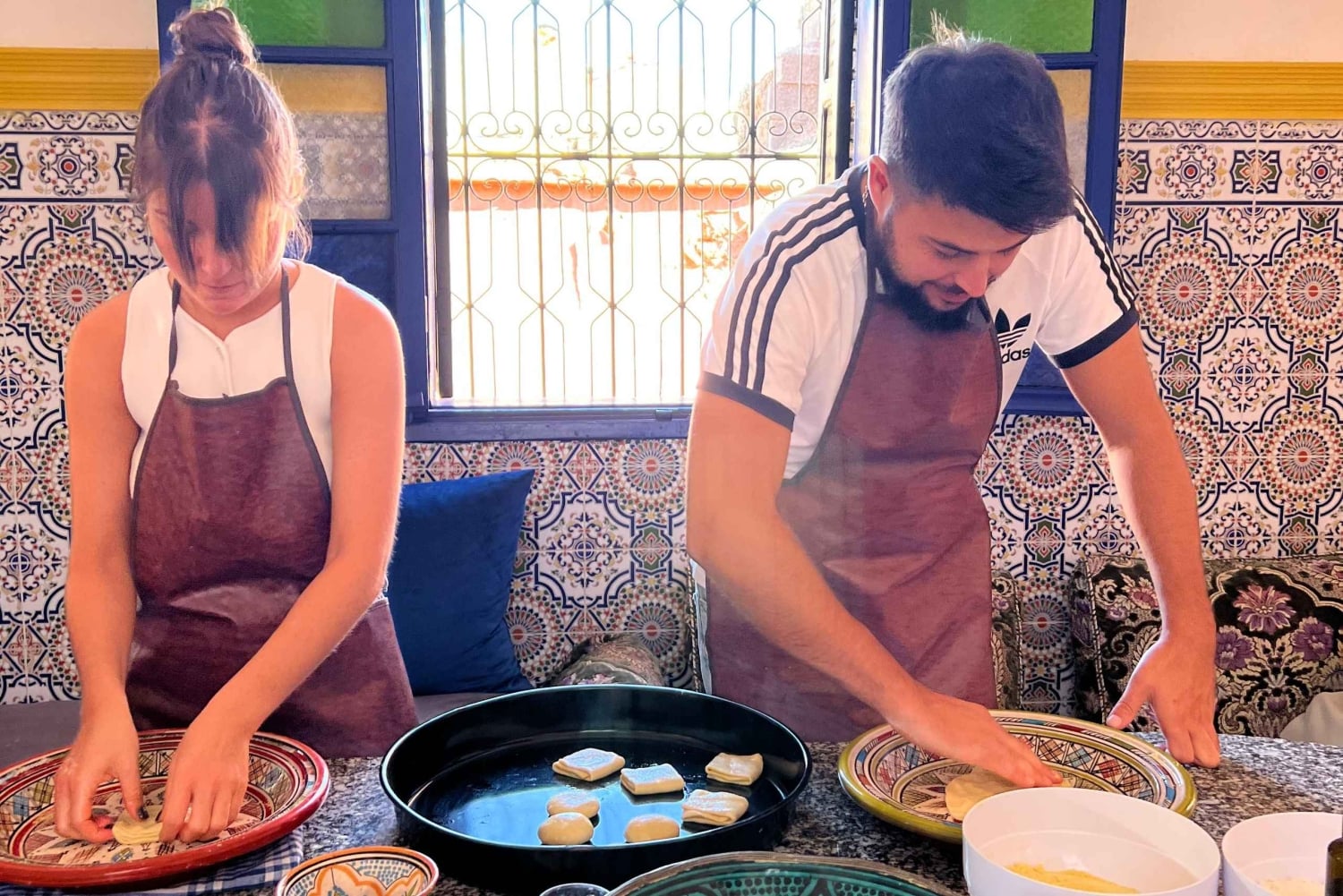 Marrakech: Traditionell marockansk crêpes- och brödbakningskurs