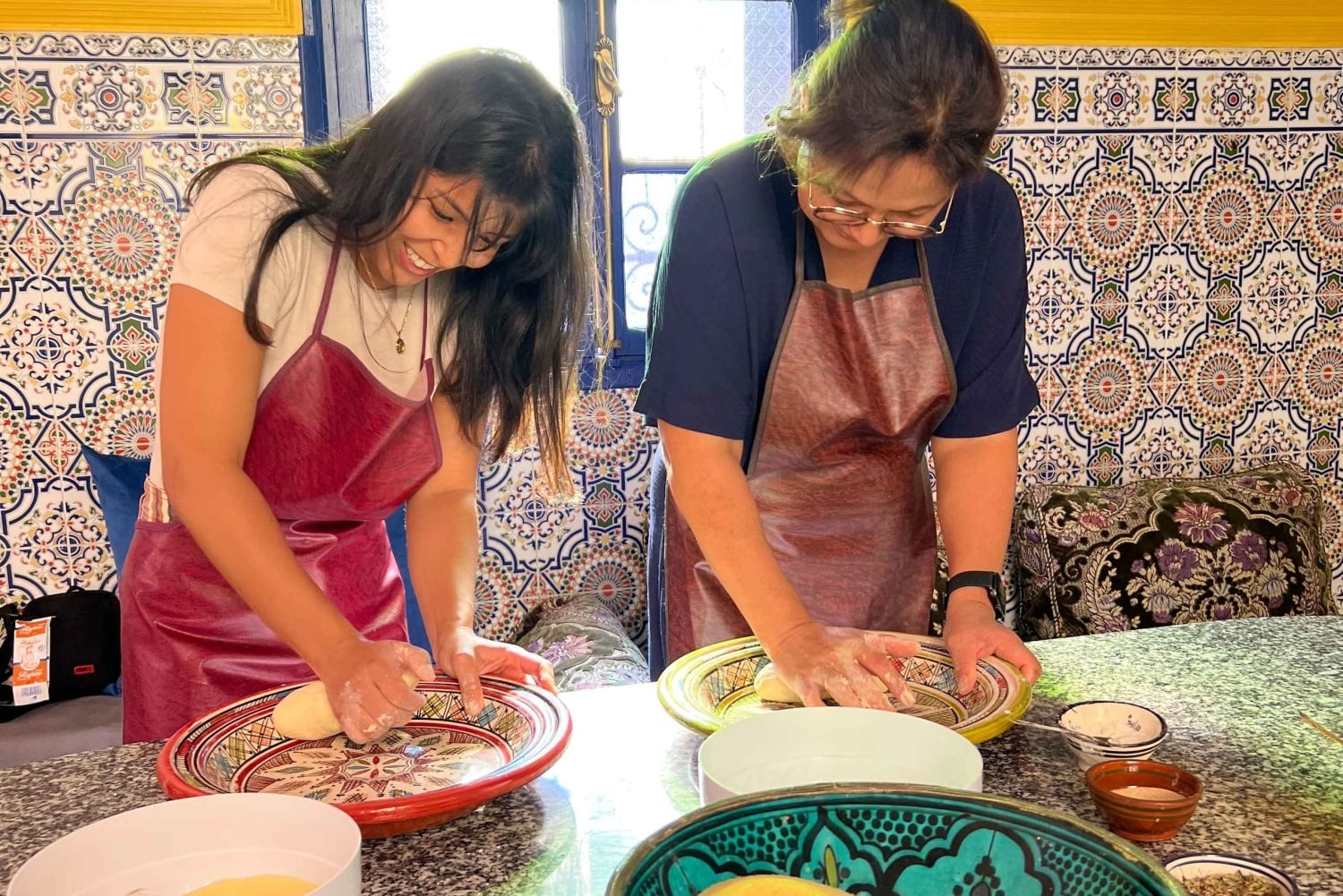 Marrakech: Traditionell marockansk crêpes- och brödbakningskurs