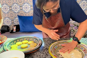 Marrakech: Traditionell marockansk crêpes- och brödbakningskurs