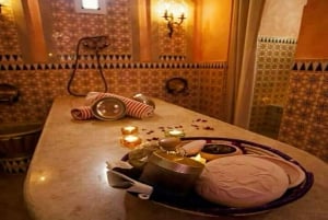 Marrakech: Traditionele Marokkaanse Hammam met zwarte Arganzeep