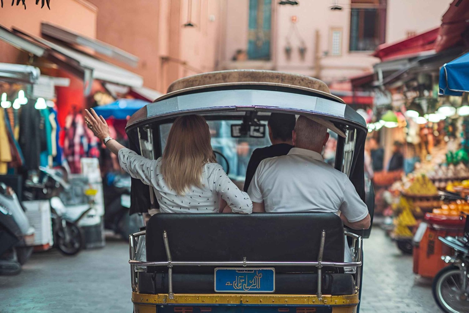 Tour privato di Marrakech in TukTuk nella Medina con prelievo