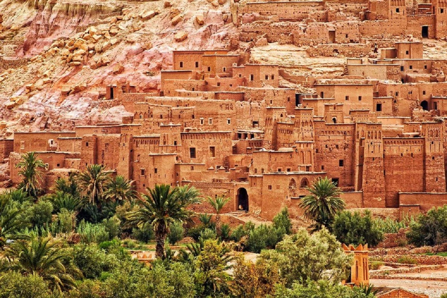Marrakech : Excursion d'une journée dans les Kasbahs de l'UNESCO et la vallée verte de Telouet