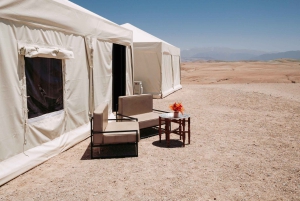 Marrakech: Unique Overnight in Agafay Desert with dinner