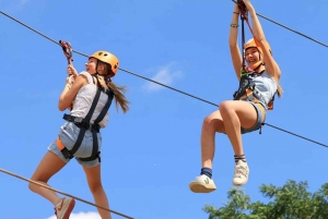 Marrakech: Avventure con zip line e ponti nelle montagne dell'Atlante