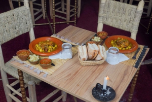 Marrakesh: Jantar-show de 3 pratos no deserto de Agafay e acesso à piscina
