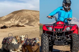 Marrakesh: Agafay Desert Camel Ride and ATV Tour