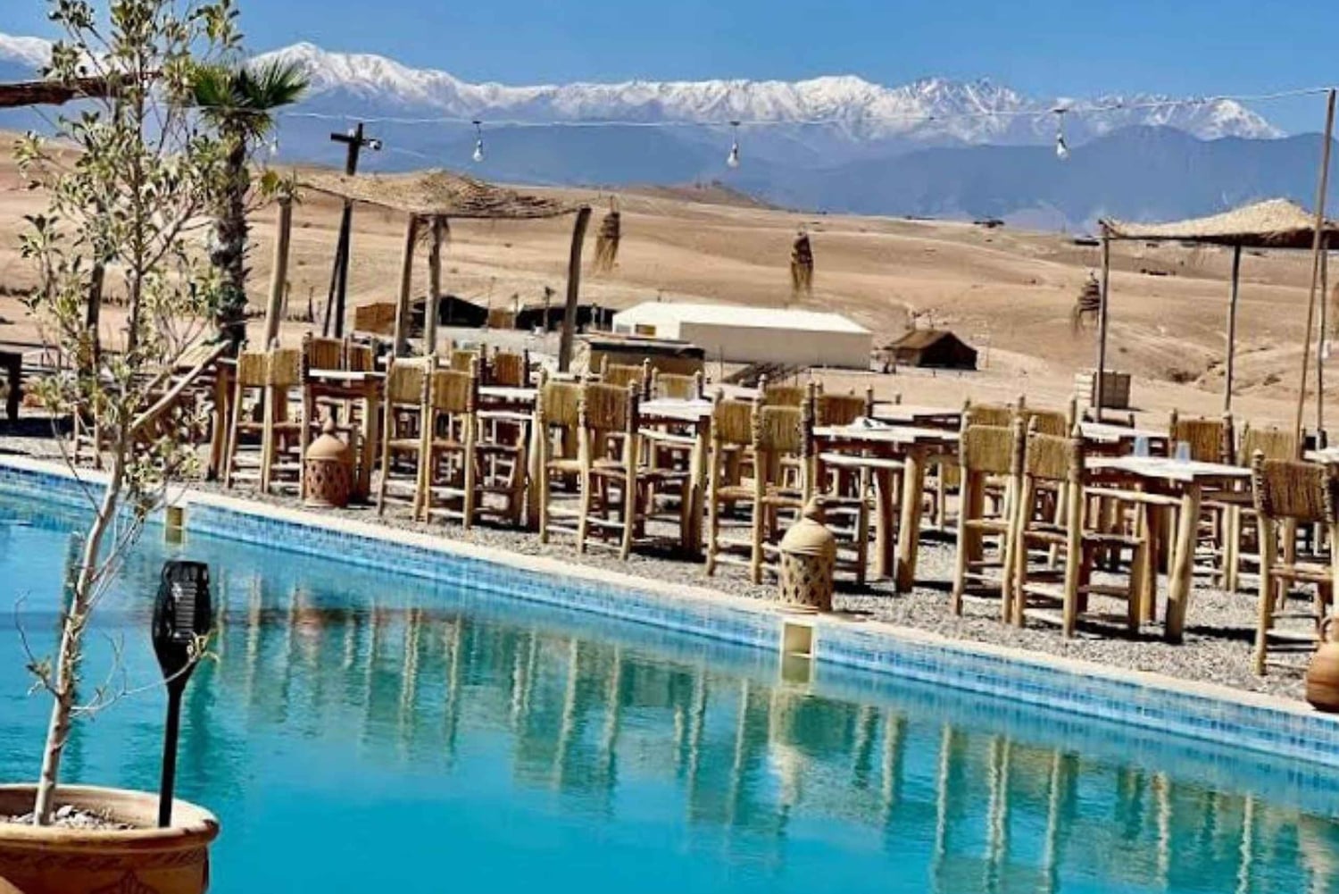 Marrakesh: Excursão ao deserto de Agafay com almoço e piscina