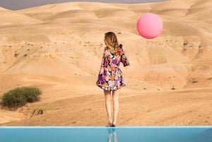 Marrakesh: Excursão ao deserto de Agafay com almoço e piscina