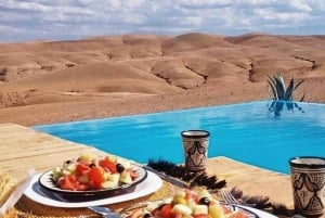 Marrakesh: Excursão ao deserto de Agafay com almoço e piscina