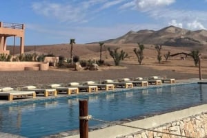 Marrakesh: Excursão ao deserto de Agafay com almoço e piscina
