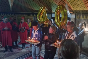 Marrakesh: Aavikon auringonlasku illallisella ja show'lla