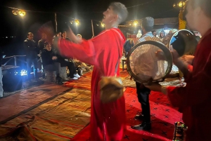 Marrakesh: Aavikon auringonlasku illallisella ja show'lla