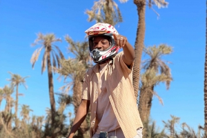 Marrakesh: Tour particular de quadriciclo em Palmeraie com intervalo para o chá