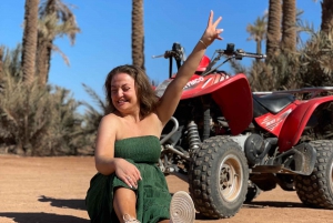 Marrakesh: Privat omvisning på firhjuling i Palmeraie med tepause