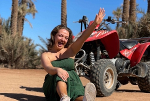 Marrakesh: Yksityinen Quad Bike Tour Palmeraie teetaukoineen