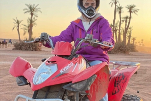 Marrakesh:Private Quad Bike Tour in Palmeraie with tea break