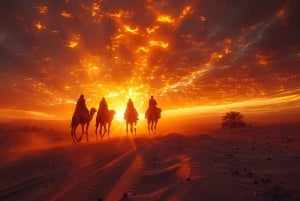 Marrakech: el MEJOR paseo en camello por el desierto de Agafay y cena con espectáculo 2025