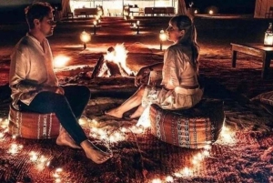 Marrakesh: Agafay-ørkenopplevelse med kamel, middag og show