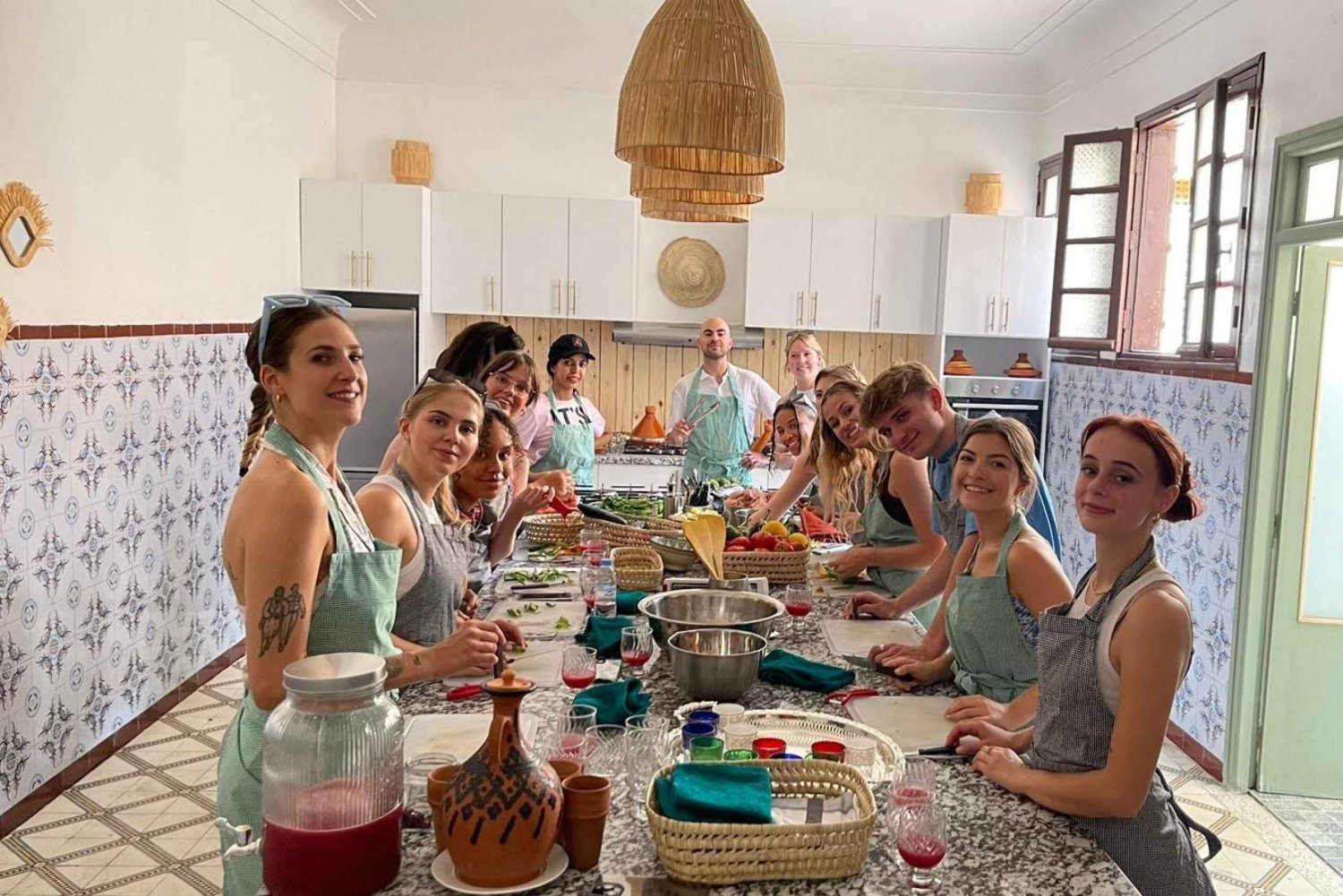 Moroccan Cooking Class for Lunch or Dinner at a Cozy Kitchen